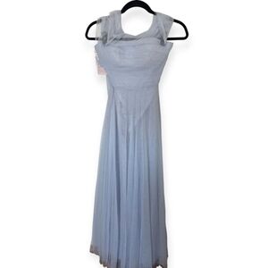 Jenny Yoo One Shoulder Light Blue Dress